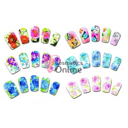 Stickere cu Apa model STC19 Full Tips, set de 6 folii